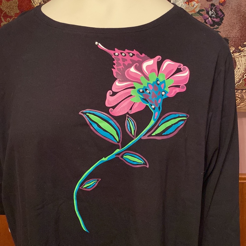 Bob Mackie Wearable Art Blouse - image 5